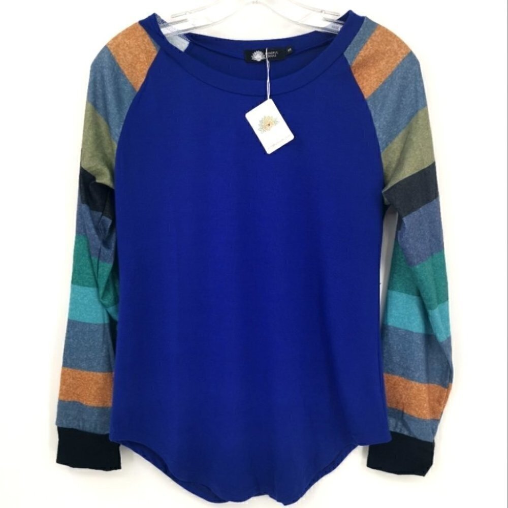 NWT Mindful Souls Women's S Lightweight Boho Top